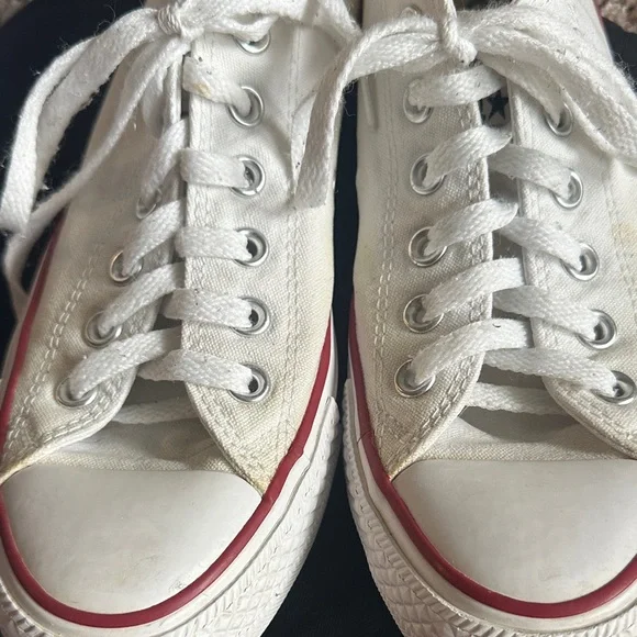 Two Pair Men’s 6 Converse Sky Blue and white Canvas Shoes - Picture 8 of 12